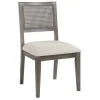 Kirkland's Home Dusty Gray Cane Back 2-Pc. Dining Chair Set- Dining Chairs
