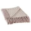 Kirkland's Home Dusty Lilac Urban Check Throw- Blankets & Throws