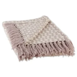 Kirkland's Home Dusty Lilac Urban Check Throw- Blankets & Throws