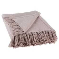 Kirkland's Home Dusty Ribbed Fringe Throw- Blankets & Throws