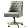 Kirkland's Home Dylan Upholstered Office Chair- Office Furniture