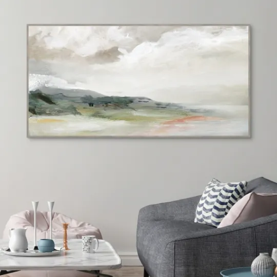 Kirkland's Home Earth And Clouds Abstract Framed Wall Art- Framed Art