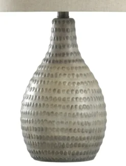 Kirkland's Home Earth Tone Oak Table Lamp- Table Lamps