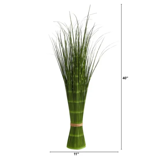 Kirkland's Home Earthy Onion Grass Rope-Tied Bundle- Trees & Topiaries