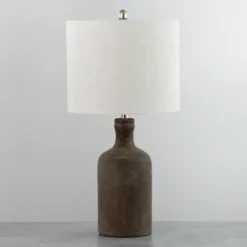 Kirkland's Home Easton Brown Bottle Table Lamp- Table Lamps