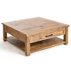 Kirkland's Home Easton Mango Wood Coffee Table- Coffee Tables