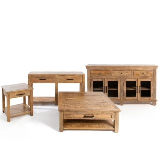 Kirkland's Home Easton Mango Wood Coffee Table- Coffee Tables