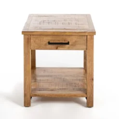Kirkland's Home Easton Mango Wood Side Table- Accent & End Tables