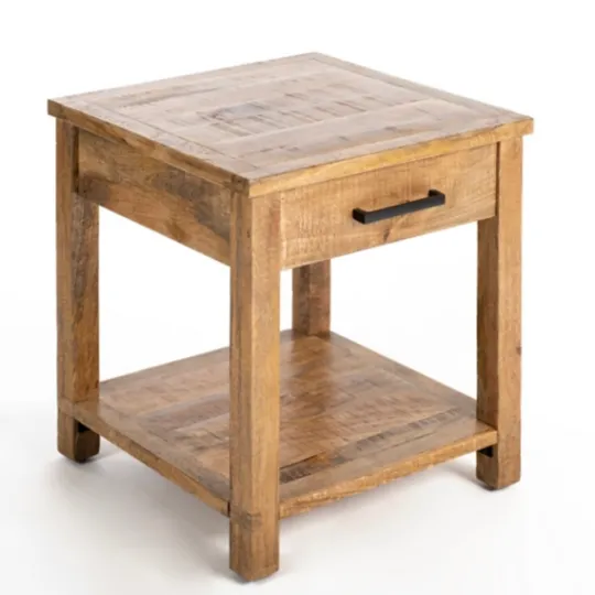 Kirkland's Home Easton Mango Wood Side Table- Accent & End Tables