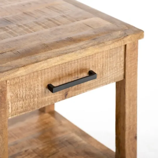 Kirkland's Home Easton Mango Wood Side Table- Accent & End Tables