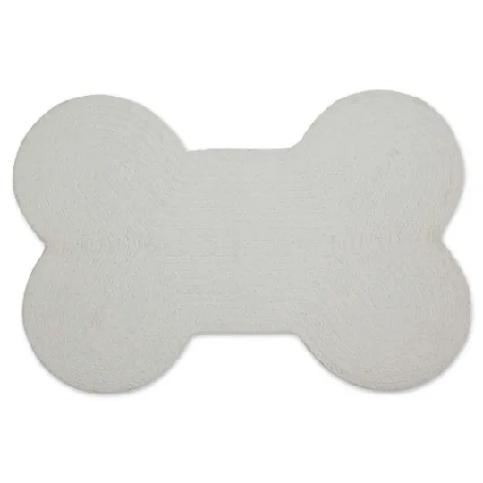 Kirkland's Home Eat Play Love Bone-Shaped Pet Bowl Mat- Kitchen & Floor Mats