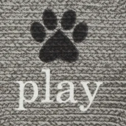 Kirkland's Home Eat Play Love Bone-Shaped Pet Bowl Mat- Kitchen & Floor Mats