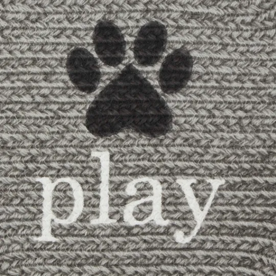 Kirkland's Home Eat Play Love Bone-Shaped Pet Bowl Mat- Kitchen & Floor Mats