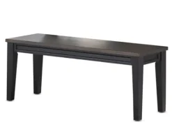 Kirkland's Home Ebony And Driftwood Two-Tone Bench- Benches & Ottomans