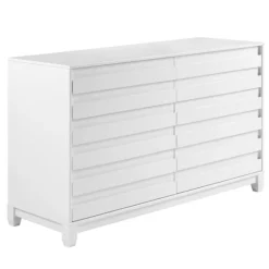 Kirkland's Home Eco Pine Wood Channeled Drawer Dresser- Dressers & Chests
