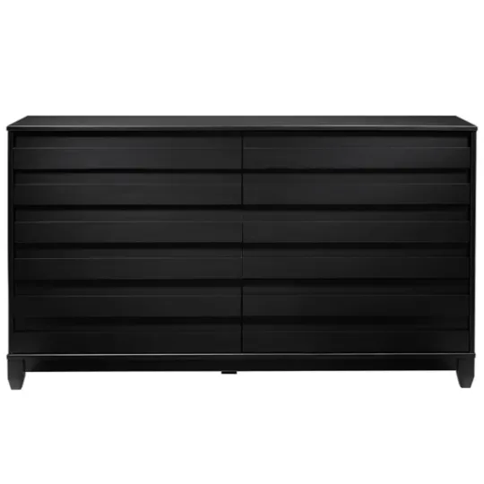 Kirkland's Home Eco Pine Wood Channeled Drawer Dresser- Dressers & Chests