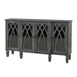 Kirkland's Home Eleanora Wood 4-Door Sideboard- Cabinets & Sideboards