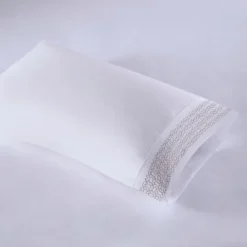 Kirkland's Home Elegant Geo Hem Microfiber 4-Pc. Queen Sheet Set- Bed Sheets