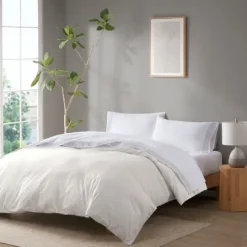 Kirkland's Home Elegant Geo Hem Microfiber 4-Pc. Full Sheet Set- Bed Sheets