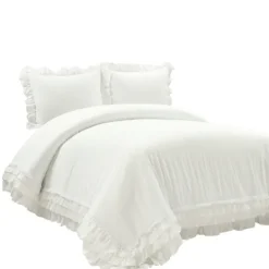 Kirkland's Home Ella Ruffle 3-Pc. Full/Queen Duvet Set- Duvets