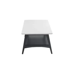 Kirkland's Home Ellis Black And White Wood Coffee Table- Coffee Tables