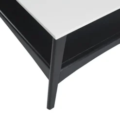 Kirkland's Home Ellis Black And White Wood Coffee Table- Coffee Tables