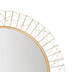 Kirkland's Home Elsie Gold Abstract Wall Mirror- Decorative Mirrors