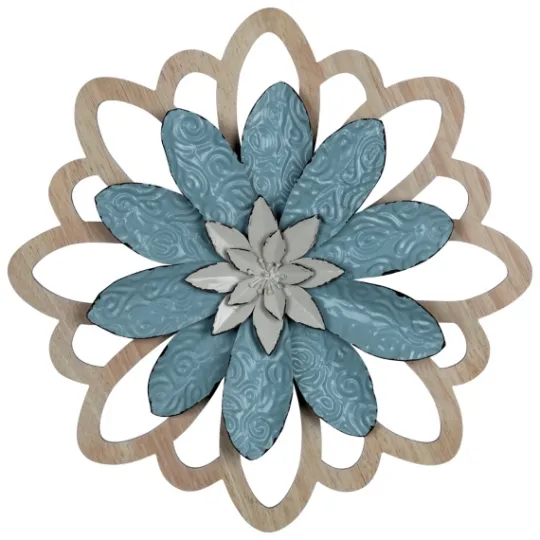 Kirkland's Home Embossed Metal Flower Wall Plaque- Wall Plaques