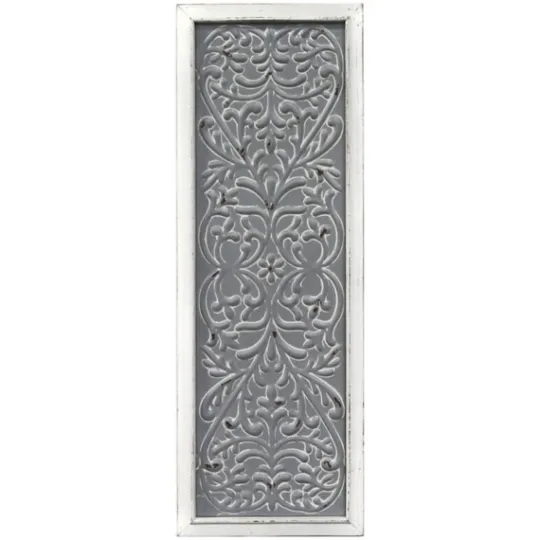 Kirkland's Home Embossed Metal Panel Wall Plaque- Wall Plaques