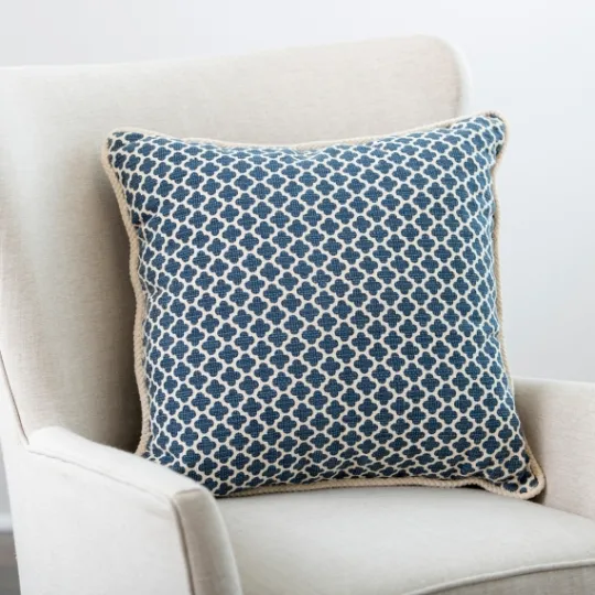 Kirkland's Home Embroidered Rope Edge French Claudia Pillow- Pillows