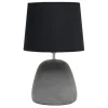 Kirkland's Home Emma Concrete Table Lamp With Shade- Table Lamps