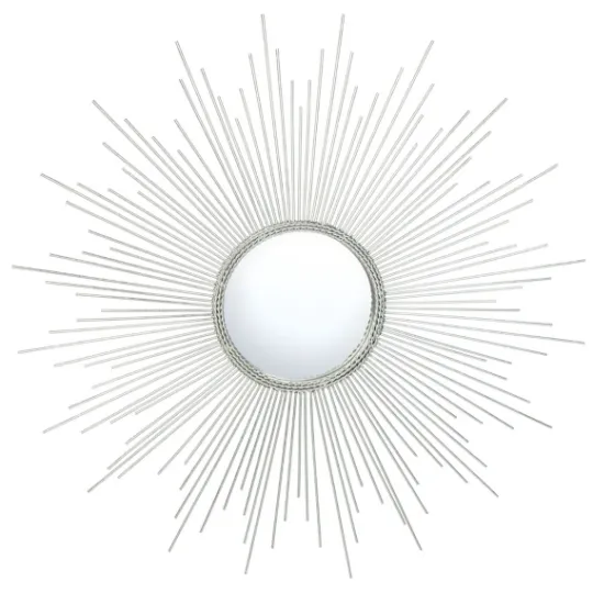 Kirkland's Home Emme Silver Sunburst Wall Mirror- Decorative Mirrors