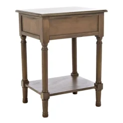 Kirkland's Home Emory Natural Single Drawer Accent Table- Accent & End Tables