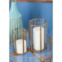 Kirkland's Home En Geometric 3-Pc. Decorative Lantern Set- Lanterns