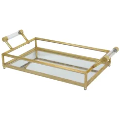 Kirkland's Home En Glammed Mirror Decorative Tray- Decorative Trays