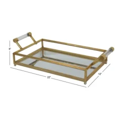 Kirkland's Home En Glammed Mirror Decorative Tray- Decorative Trays