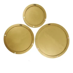 Kirkland's Home En Ribbed Sunburst Wall Plates, Set Of 3- Wall Plaques