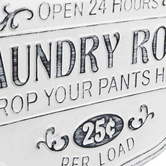 Kirkland's Home Enamel Laundry Room Wall Plaque- Wall Quotes & Signs