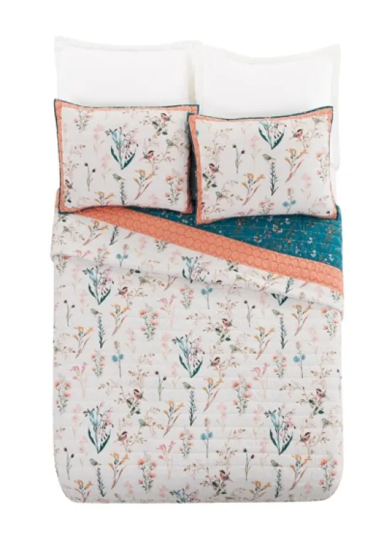 Kirkland's Home English Garden Full/Queen 3-Pc. Quilt Set- Quilts
