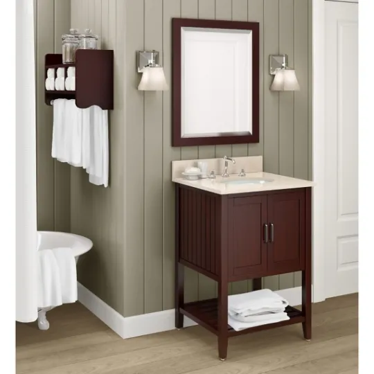 Kirkland's Home Espresso Beveled Vanity Mirror- Framed Mirrors