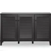 Kirkland's Home Espresso 3-Door Wood Cabinet- Cabinets & Sideboards