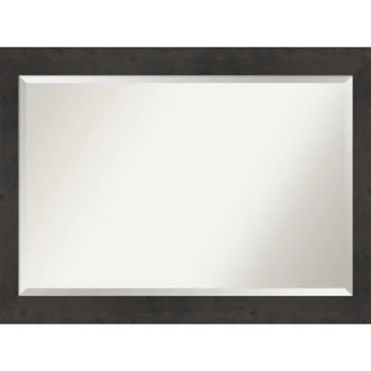 Kirkland's Home Espresso Plank Beveled Mirror- Framed Mirrors