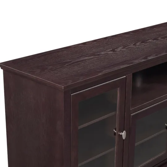 Kirkland's Home Espresso Wood Highboy Tv Stand- Tv Stands & Media Consoles