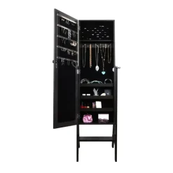 Kirkland's Home Espresso Wood Mirror Armoire- Full Length & Floor Mirrors