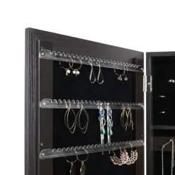 Kirkland's Home Espresso Wood Mirror Armoire- Full Length & Floor Mirrors