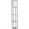 Kirkland's Home Etagere Shelf Charging Floor Lamp- Floor Lamps