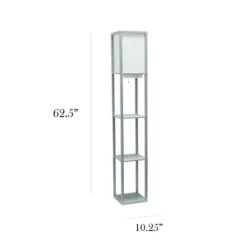 Kirkland's Home Etagere Shelf Charging Floor Lamp- Floor Lamps