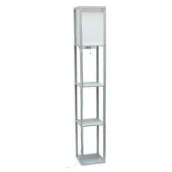 Kirkland's Home Etagere Shelf Charging Floor Lamp- Floor Lamps