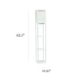 Kirkland's Home Etagere Shelf Charging Floor Lamp- Floor Lamps