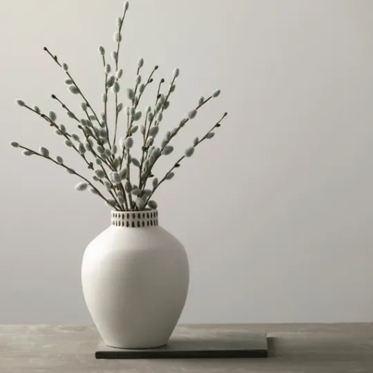 Kirkland's Home Etched Ceramic Urn Vase- Vases